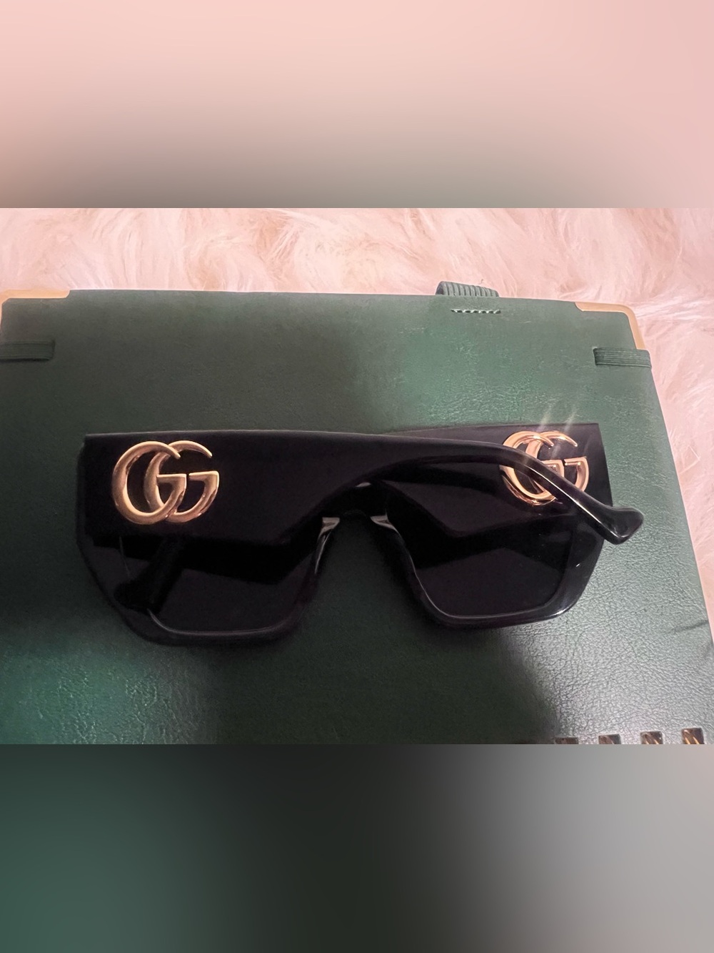 Authentic GUCCI sunglasses - Black/Gold - 54mm- GG0956S 003